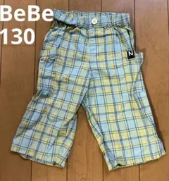 Bebe チェック柄カーゴパンツ