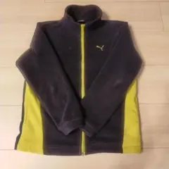 PUMA フリースジャケット イエロー　130cm