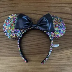 カラフルスパンコール ミニーマウスカチューシャ