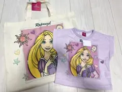 Disney PRINCESS ♡ ラプンツェル Tシャツ トートバッグ 100
