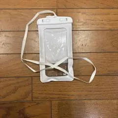 ホワイト 防水ケース スマホ用