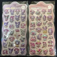 マイメロ　クロミ　サンリオ　ボンボンドロップシール2シートセット