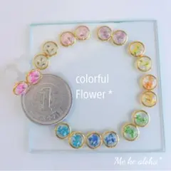 ♥️ちーさなお花♥️ ドライフラ ワー 押し花 イヤリング  ミニピアス