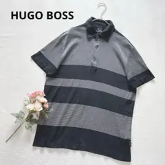 ヒューゴボス HUGO BOSS ポロシャツ ボーダー コットン カジュアル Sのサムネイル