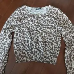 ROSE BUD ヒョウ柄カーディガン