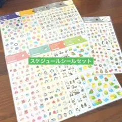 スケジュールシールセット インコ パンダ 季節 mizumaru 9枚 GAIA