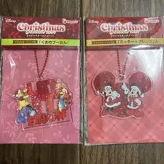 ディズニー クリスマスオーナメントくじ 2024 アクリルオーナメント　2点