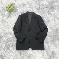 UNIQLO U【M】テーラードジャケット 黒 シンプル 2B ビジネス