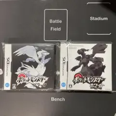 【美品】希少　ポケットモンスター DS ブラック ホワイト 外箱付きセット