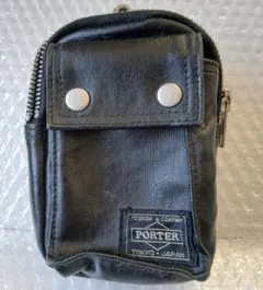 PORTER ブラック✨ベルトバック✨ポーチ