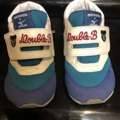 月様専用　ダブルビー　スニーカー13.5 ミズノミキハウスコラボ