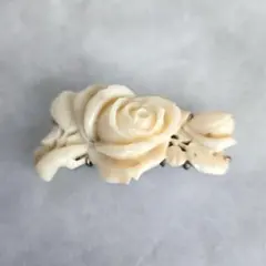 アンティーク　珊瑚　サンゴ　帯留　た6　和装　着物　帯留め　簪