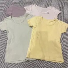 80cm 半袖 肌着 まとめ売り 4枚 春 夏