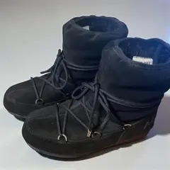 モンクレール MOON BOOT ムーンブーツ 25.5cm スノーブーツ 黒