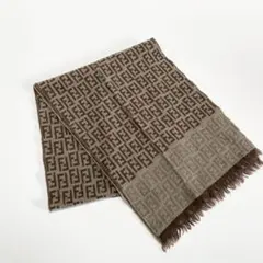 FENDI ズッカ柄 マフラー ウール100% イタリア製 - メルカリ