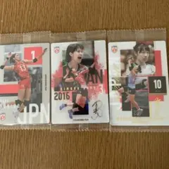 バレーボール 日本代表 ウエハース❣️ ◎木村沙織、中川つかさ、和田由紀子
