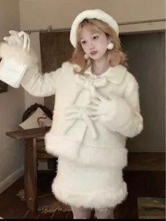 Bobon21 ハートくり抜きスリムLOOKニットワンピース - メルカリ