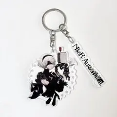 ニーアオートマタ シリーズ周年記念 2B &ポッド042 アクリルキーホルダー