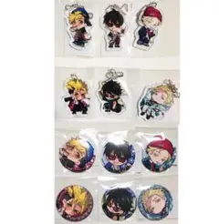 ヴァッシュ ニコラス ナイヴズ アクキー6種 缶バッジ6種 まるくじ 