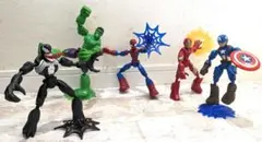 MARVEL マーベル スパイダーマン ヴェノム アイアンマン フィギュア
