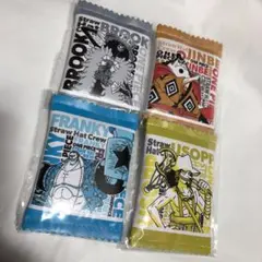 ワンピース フラットミニポーチ 4個セット