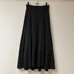 美品　PLST ラップデザインプリーツスカート