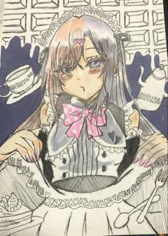 アナログイラスト オリジナル【ホワイトチョコ】