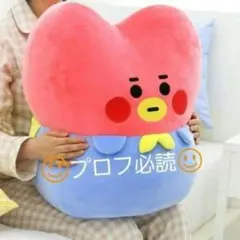 公式　ビッグサイズ　韓国限定　BT21　タタ　TATA　BTS　クッション　テテ