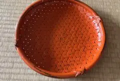 希少•生産終了】 竹製三角盛ざる 水沢うどん 上げ底 22cm【美品