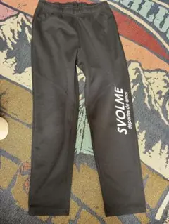 SVOLME キッズ ロングパンツ ブラックのサムネイル