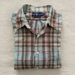 90s Polo Ralph Lauren ラルフローレン ネルシャツ チェック