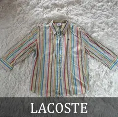 【最終価格】【LACOSTE】ストライプシャツ サイズ40