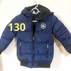 ★GAME.LGND★ 130ネイビー ジャケット コートフード・フリース