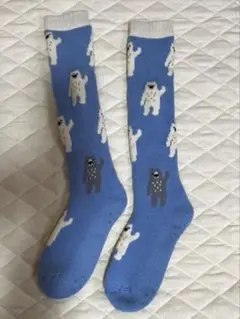もこもこクマ　靴下