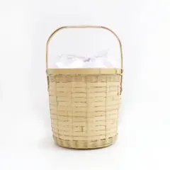 《新品未使用》Atelier d’antan バンブーバスケット