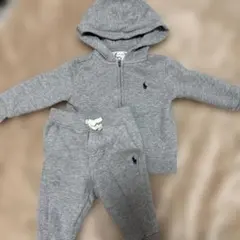 Ralph Lauren 12M グレー セットアップ