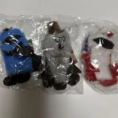 パペットスンスン ボールチェーンマスコット 指人形 マスコット 3種セット