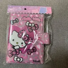 ハローキティ シールバインダー ヒョウ柄 307364 カミオ ピンク シール帳