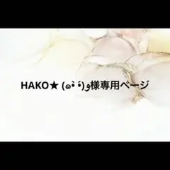 HAKO★ (๑•̀ •́)و様 リクエスト 3点 まとめ商品