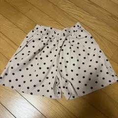 キッズ　ドット柄　短パン　130センチ