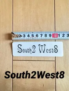 ● South2 West8 ロゴステッカー クリアS