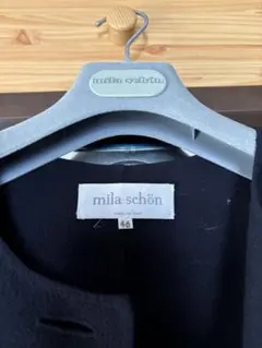 miu miu チェスターコート ネイビー・レッド・チェック - メルカリ
