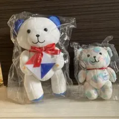 【新品】ヒルトン長崎 ベアぬいぐるみ マスコット 2点セット