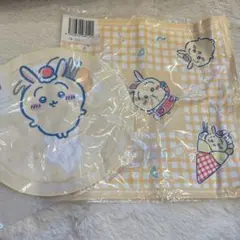 ちいかわ　クレープくじ　うさぎ　D賞 ハンカチ E賞タオル