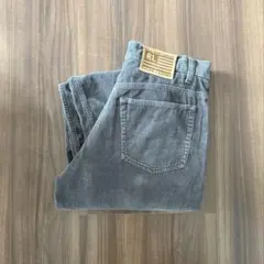 00s Polo Jeans コーデュロイパンツ 細畝 グレー w32のサムネイル