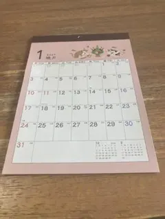 2027年 壁掛けカレンダー 猫柄A4