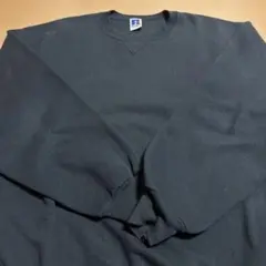 90s usa製 ラッセルアスレチック スウェット ブラック 前V