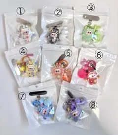 ラブブキャラクター スマホストラップ＆キーホルダー 2way✨2個セット