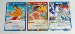 ミラバト プロモ モンキー・D・ルフィ他3枚カードセット Vジャンプ