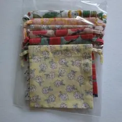 admi 布製巾着袋 6枚セット